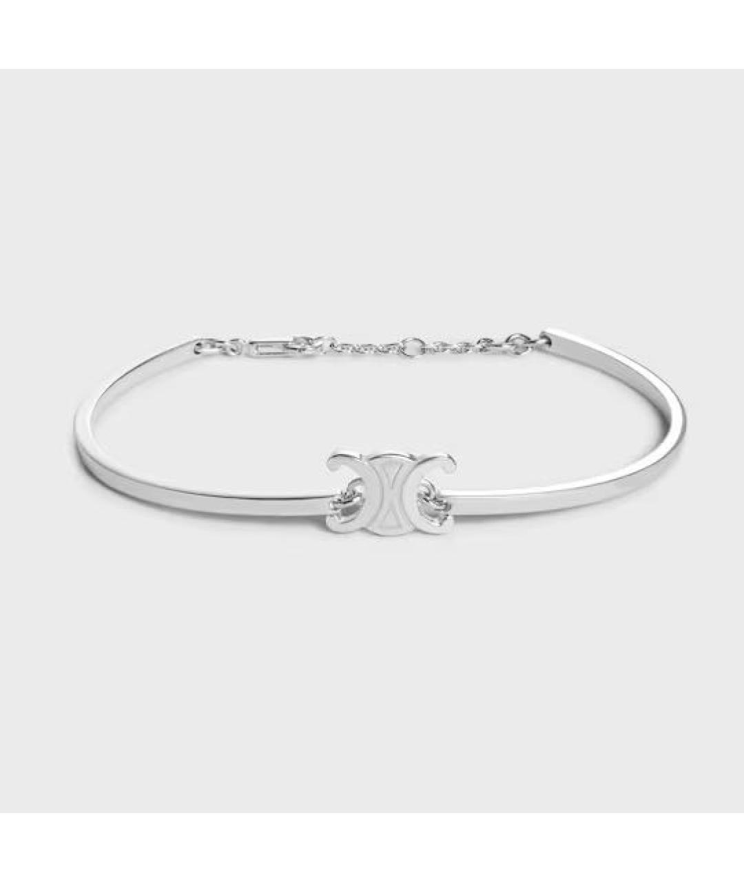 CELINE Серебрянный латунный браслет, фото 5