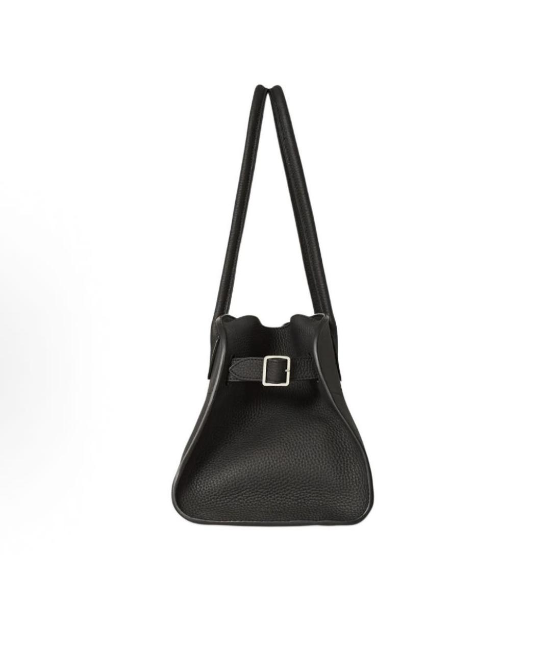 THE ROW Черная кожаная сумка через плечо, фото 3