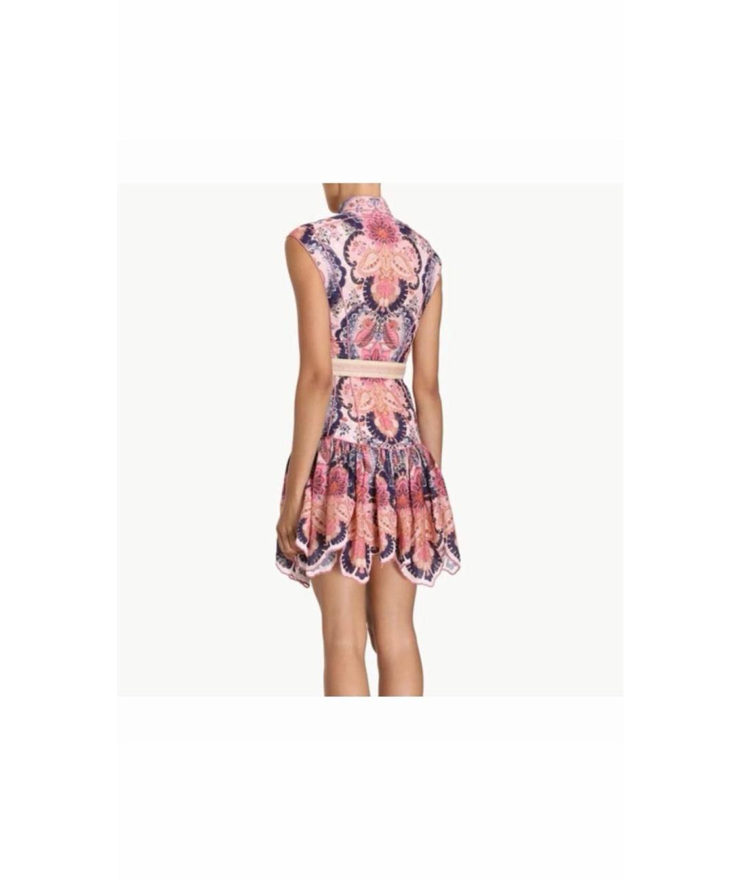 ZIMMERMANN Мульти хлопковое коктейльное платье, фото 3