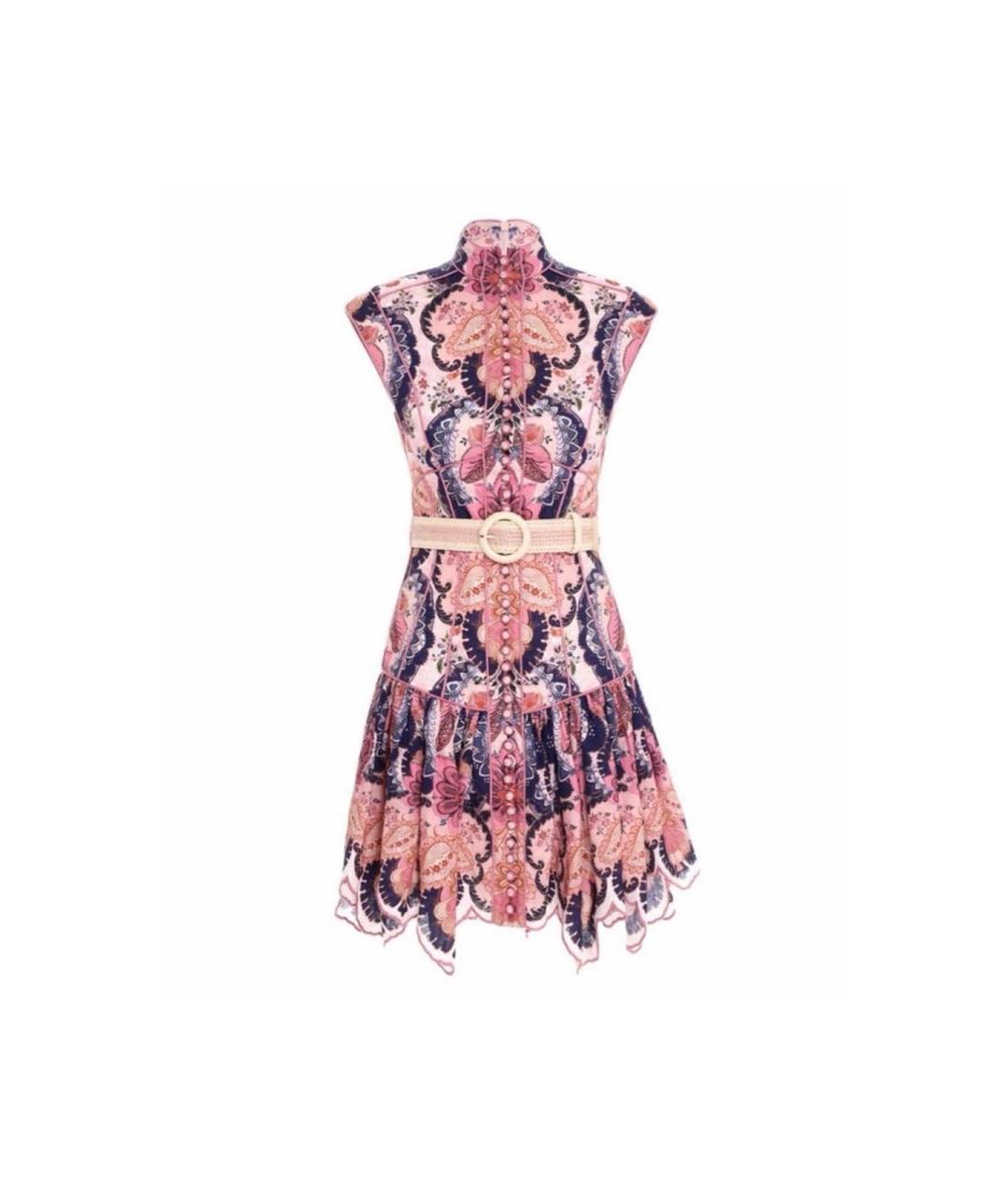 ZIMMERMANN Мульти хлопковое коктейльное платье, фото 7