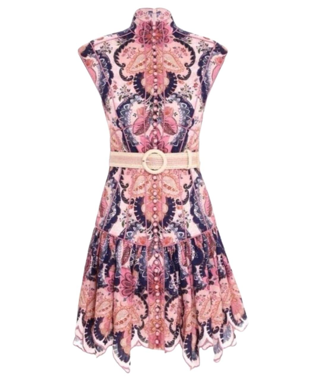 ZIMMERMANN Мульти хлопковое коктейльное платье, фото 1