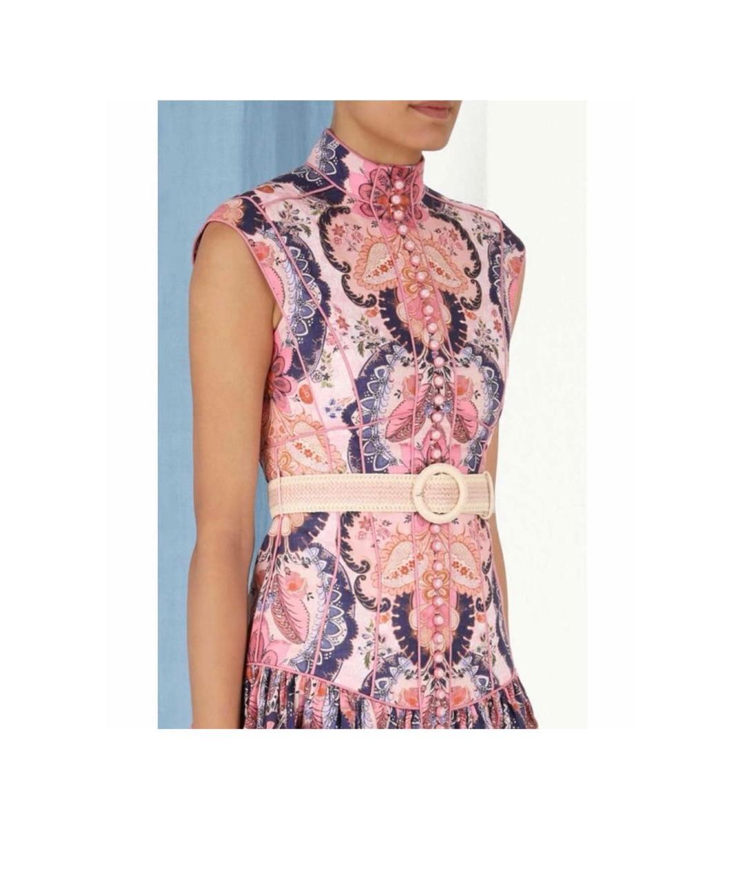 ZIMMERMANN Мульти хлопковое коктейльное платье, фото 4