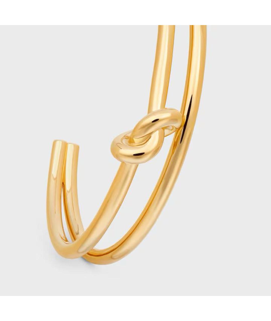 CELINE Золотой латунный браслет, фото 4