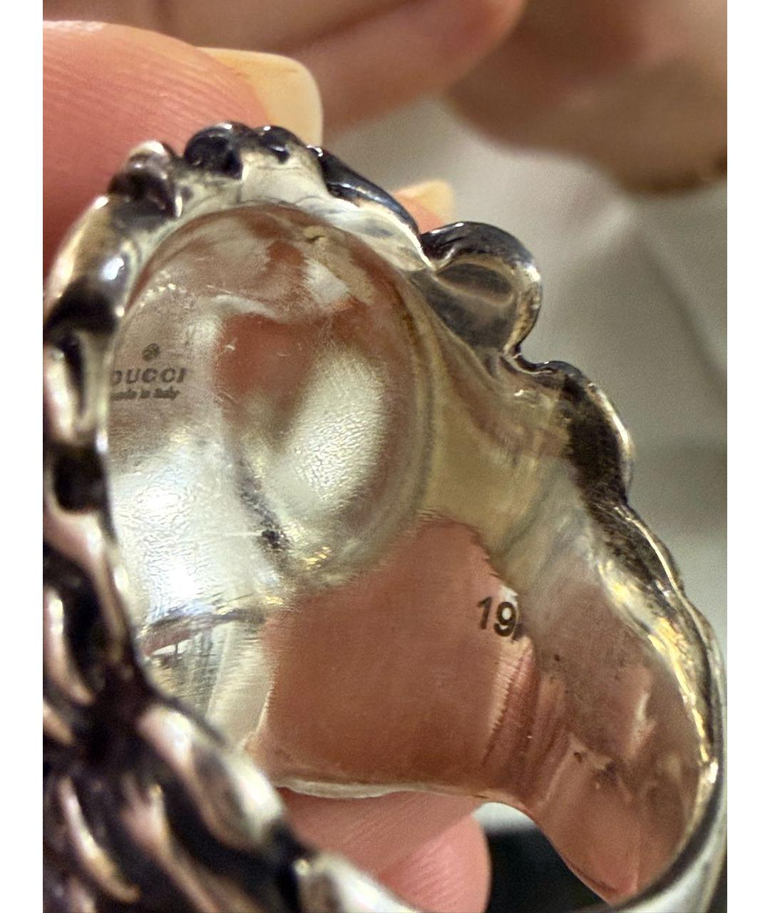 GUCCI Серебряное кольцо, фото 4