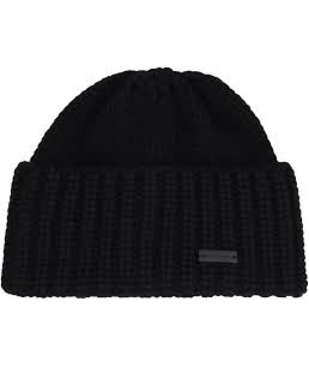 SAINT LAURENT Черная шапка, фото 1