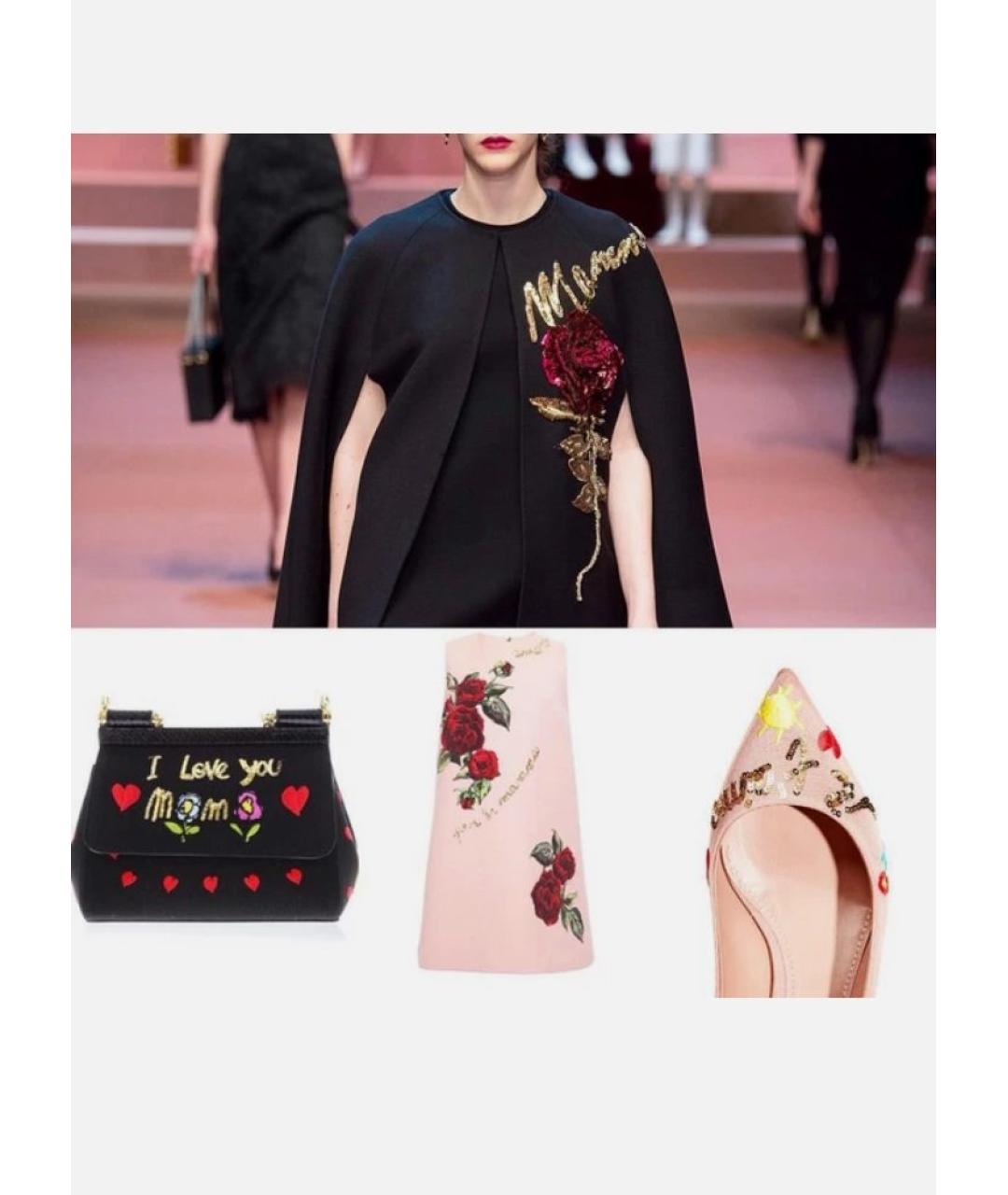 DOLCE&GABBANA Бежевые текстильные туфли, фото 3