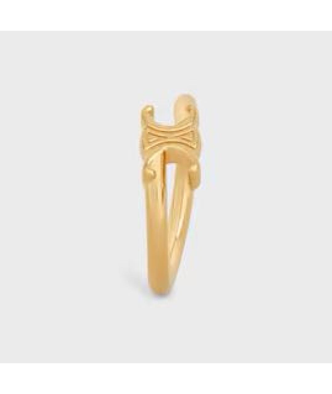 CELINE Золотое латунное кольцо, фото 3