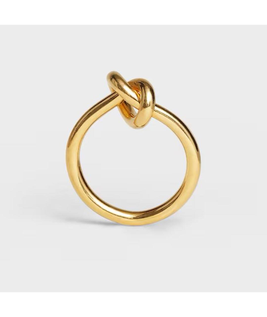 CELINE Золотое латунное кольцо, фото 4