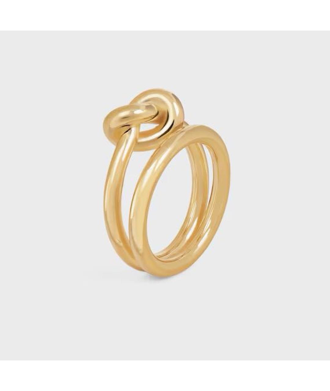 CELINE Золотое латунное кольцо, фото 2