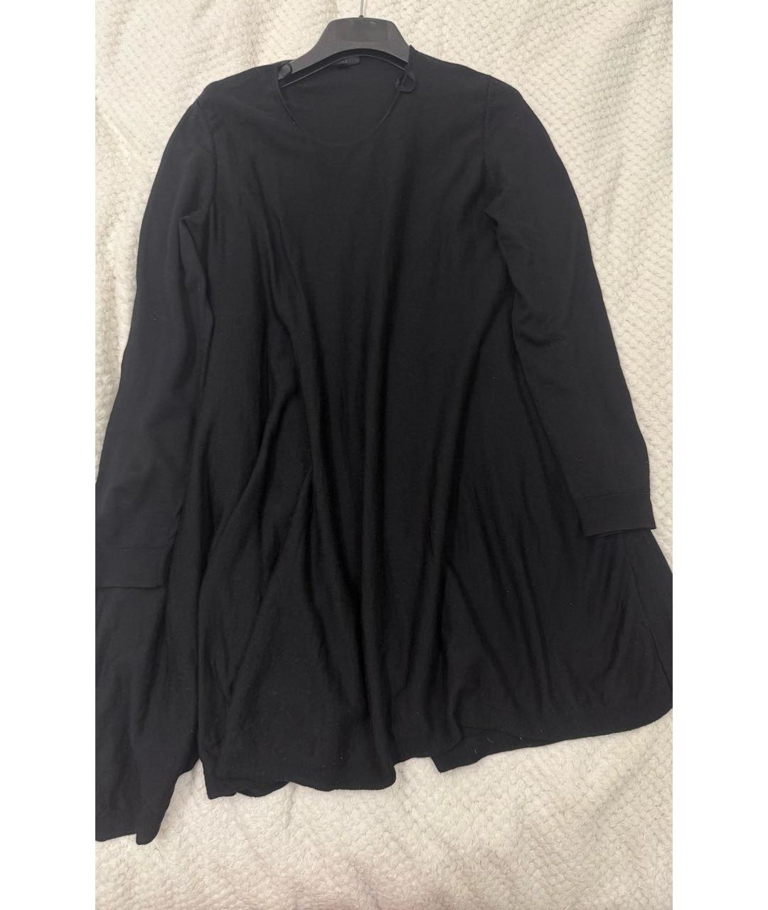 COS Черное шерстяное повседневное платье, фото 2