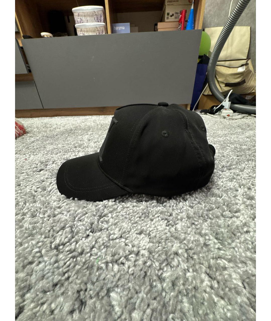 ARMANI EXCHANGE Черная синтетическая кепка/бейсболка, фото 2