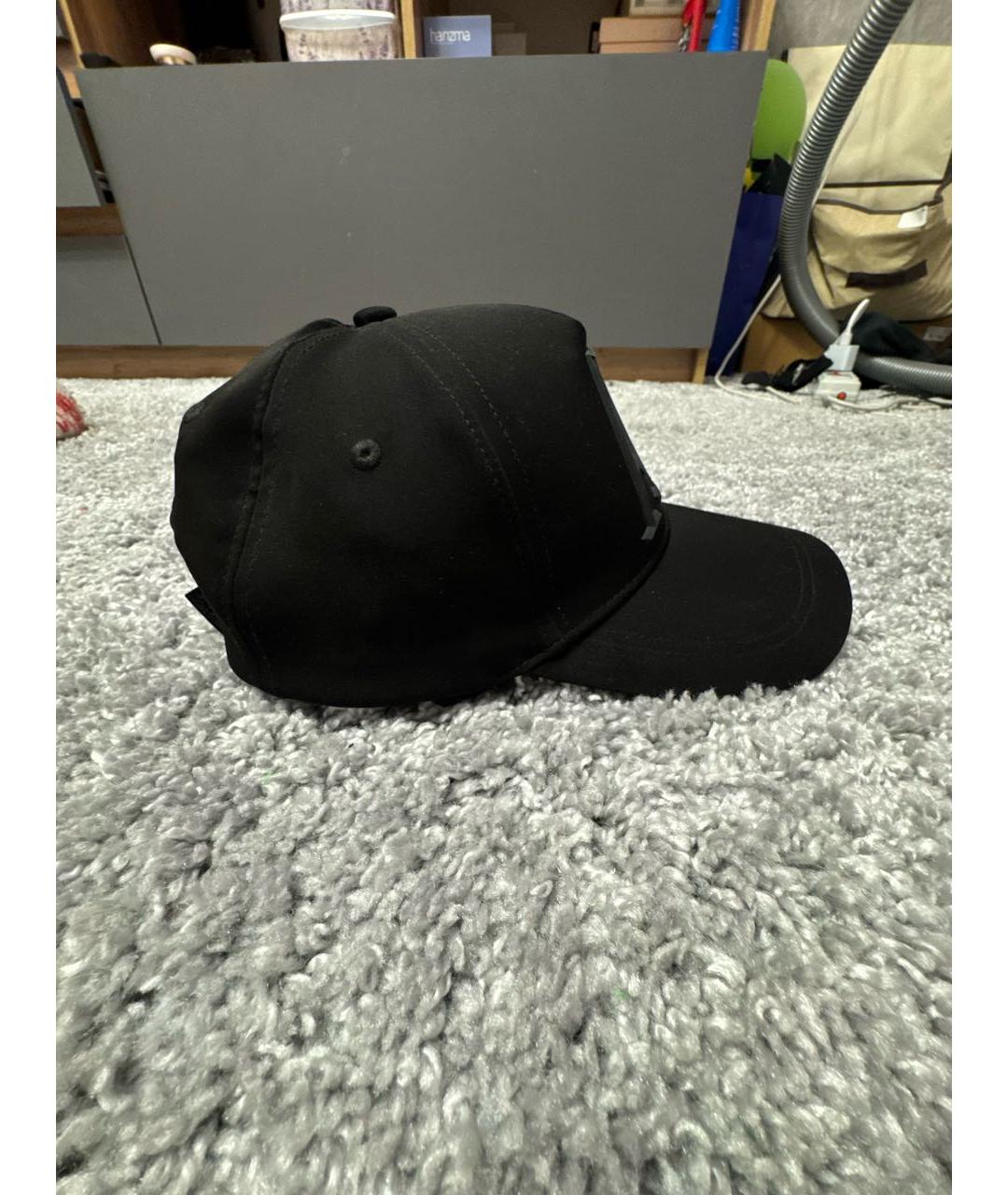 ARMANI EXCHANGE Черная синтетическая кепка/бейсболка, фото 4