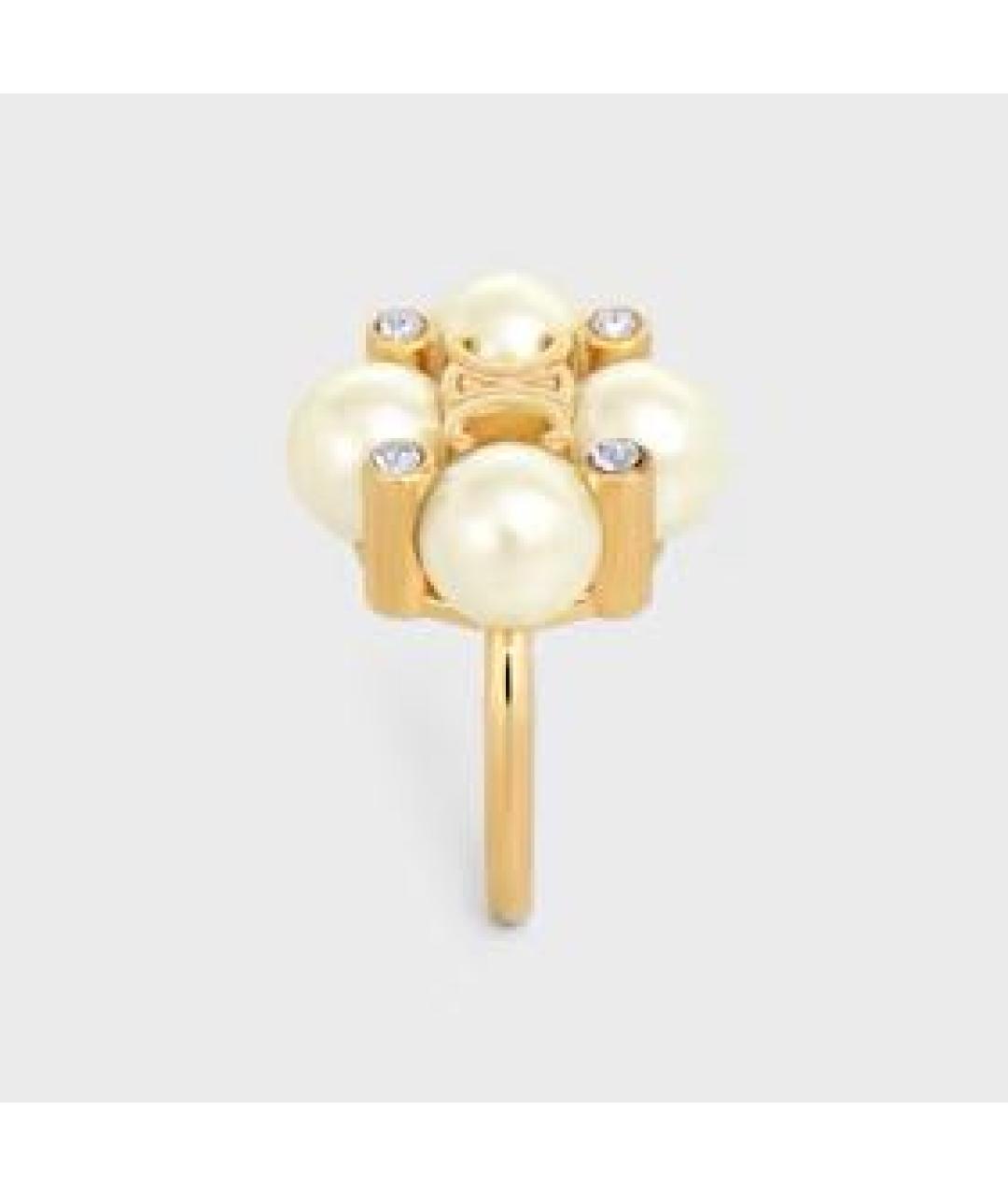 CELINE Золотое латунное кольцо, фото 3