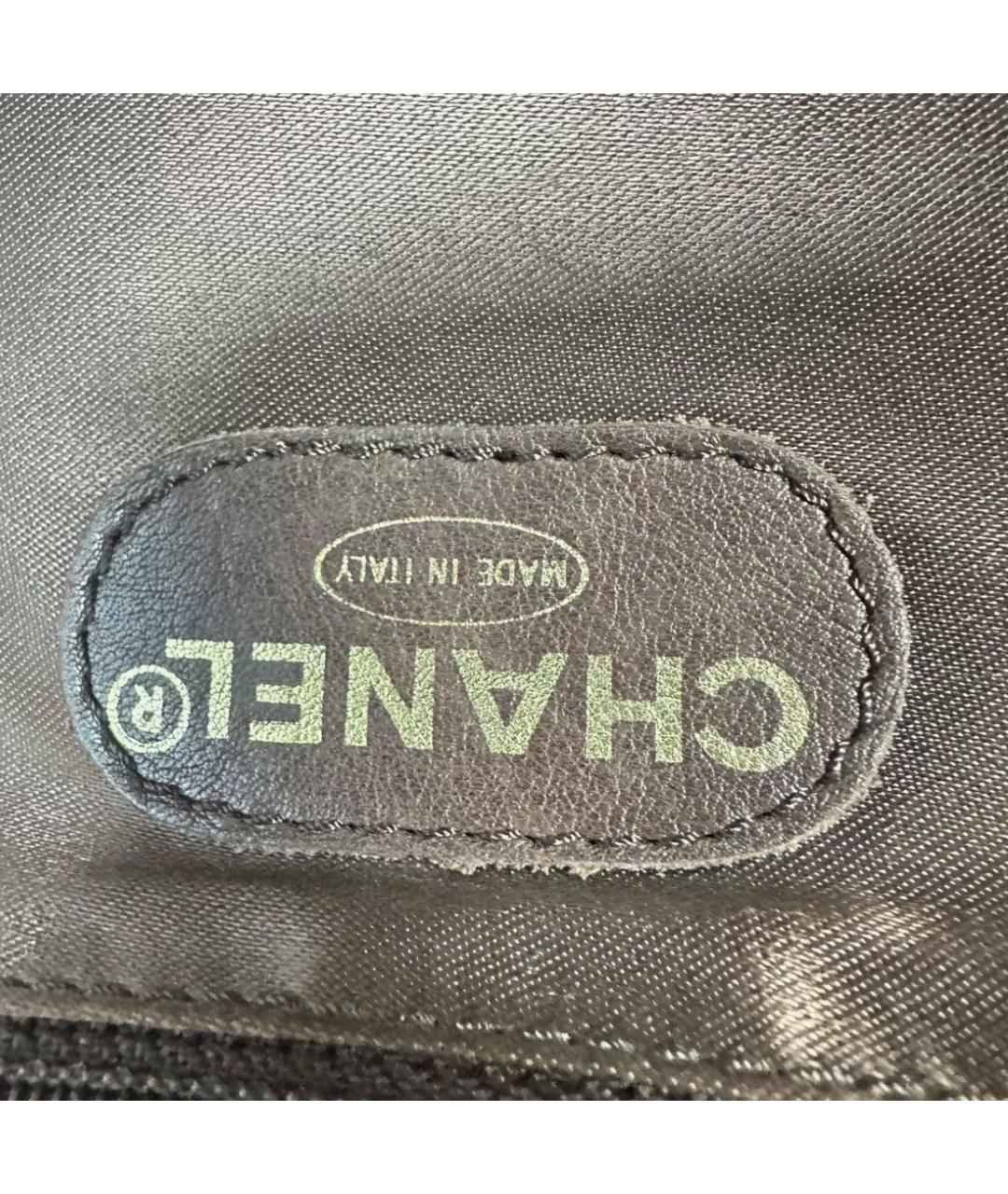 CHANEL Коричневая замшевая сумка с короткими ручками, фото 7