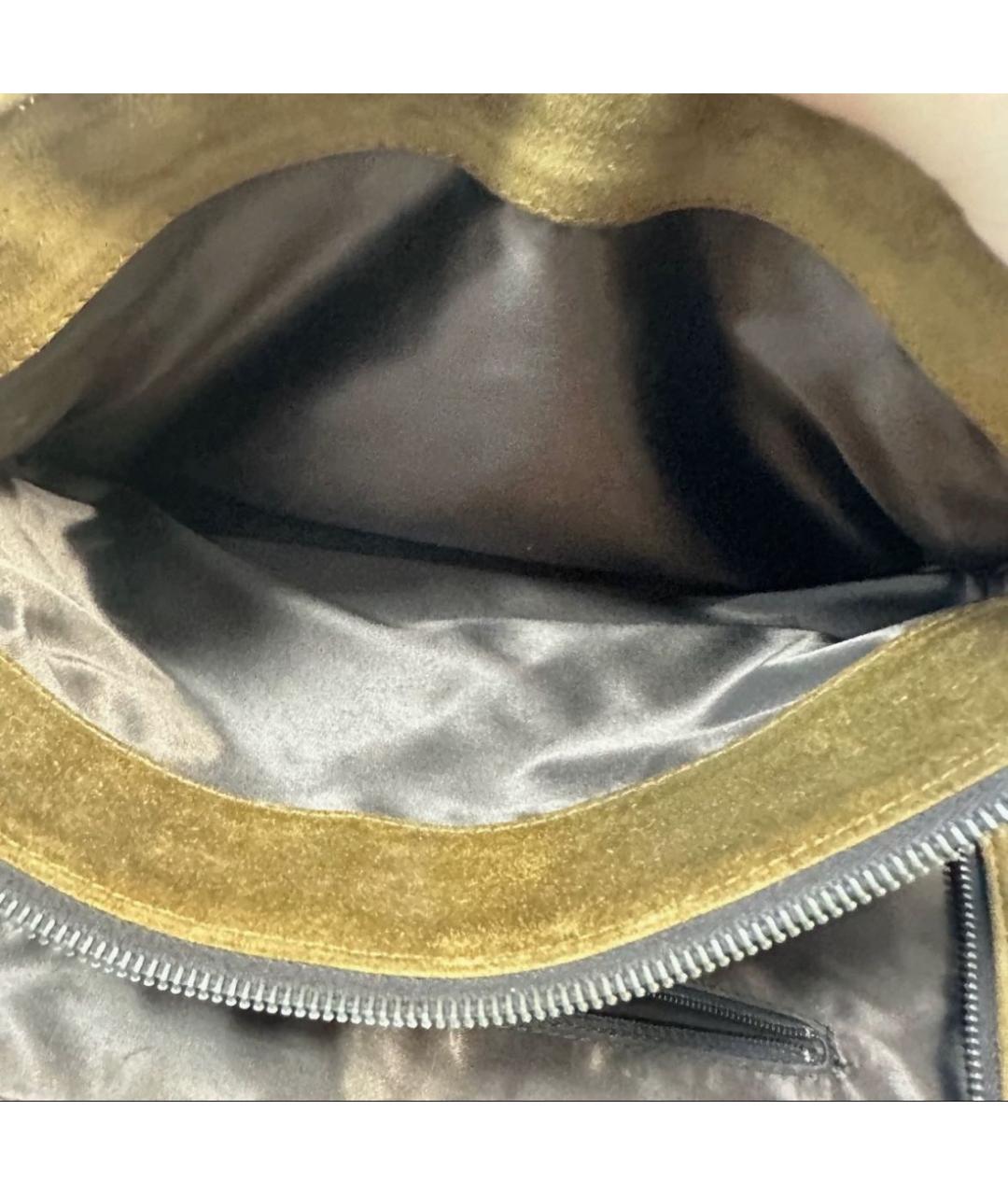 CHANEL Коричневая замшевая сумка с короткими ручками, фото 8