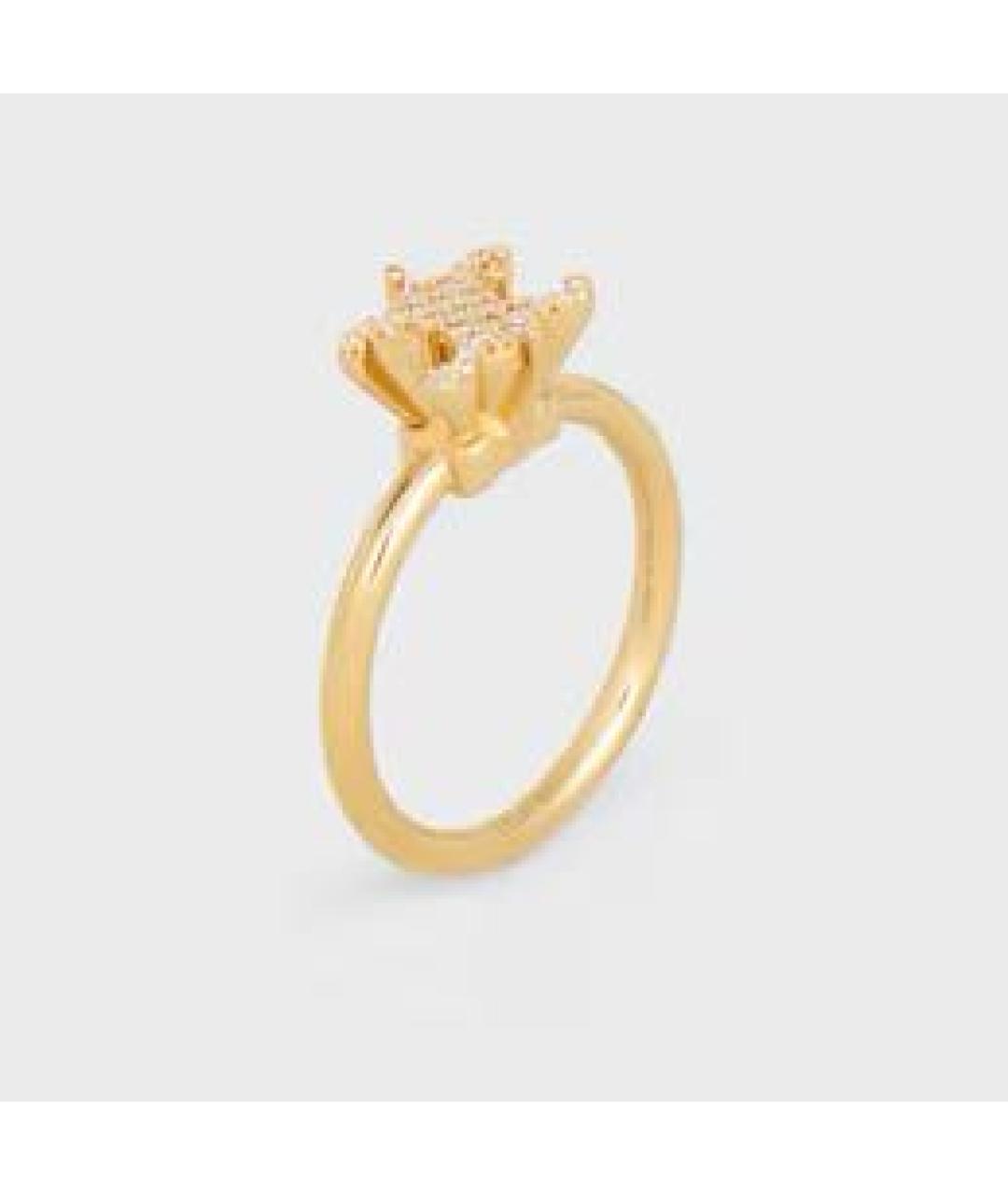 CELINE Золотое латунное кольцо, фото 2