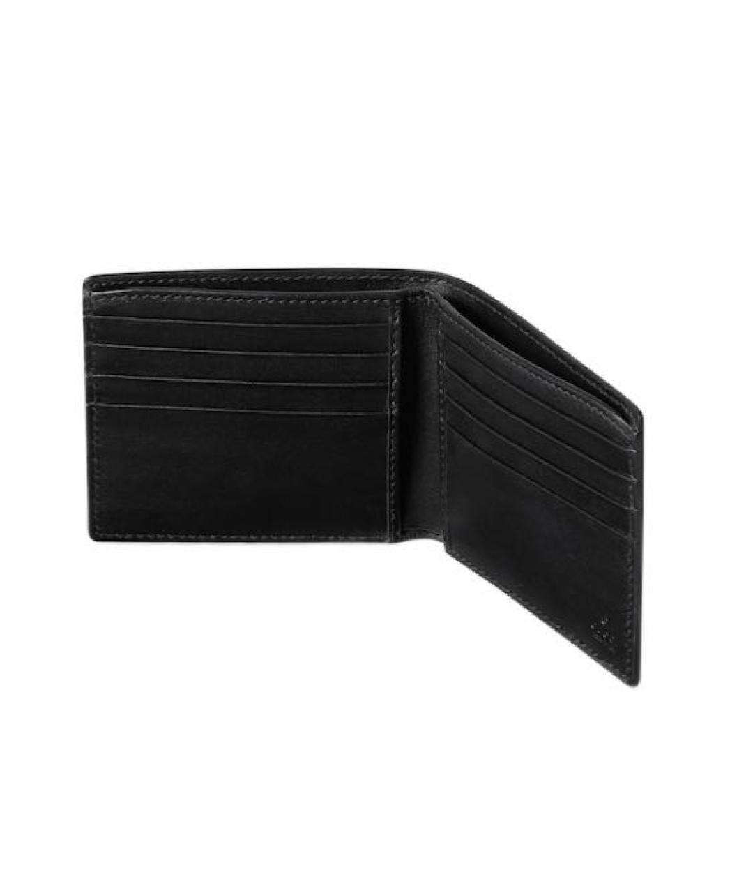 GUCCI Черный кожаный кошелек, фото 3