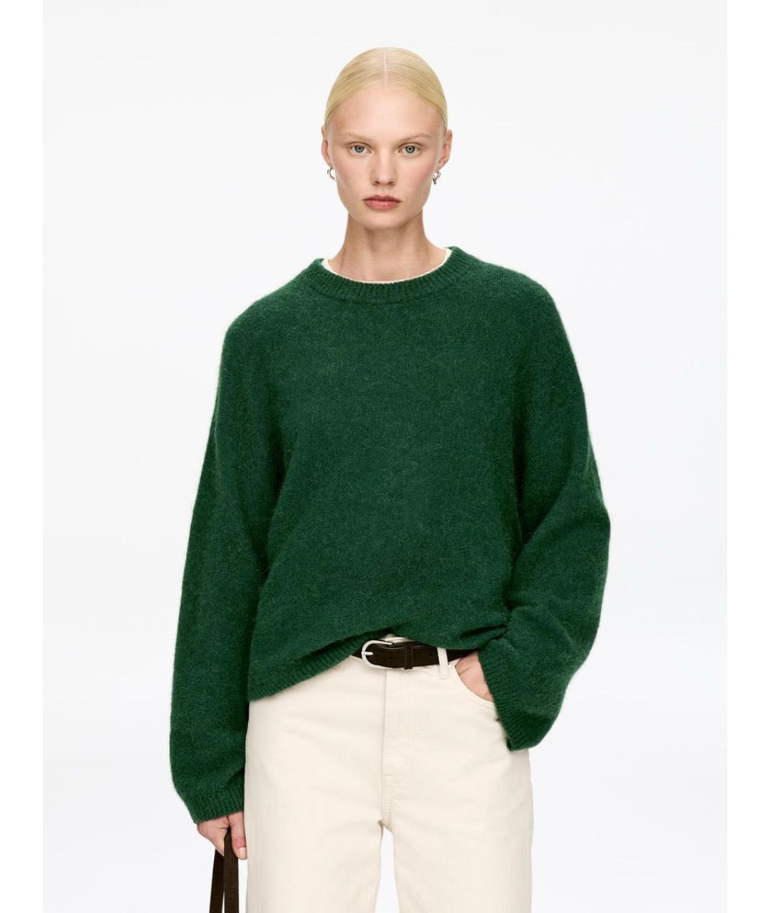 ARKET Зеленый шерстяной джемпер / свитер, фото 6