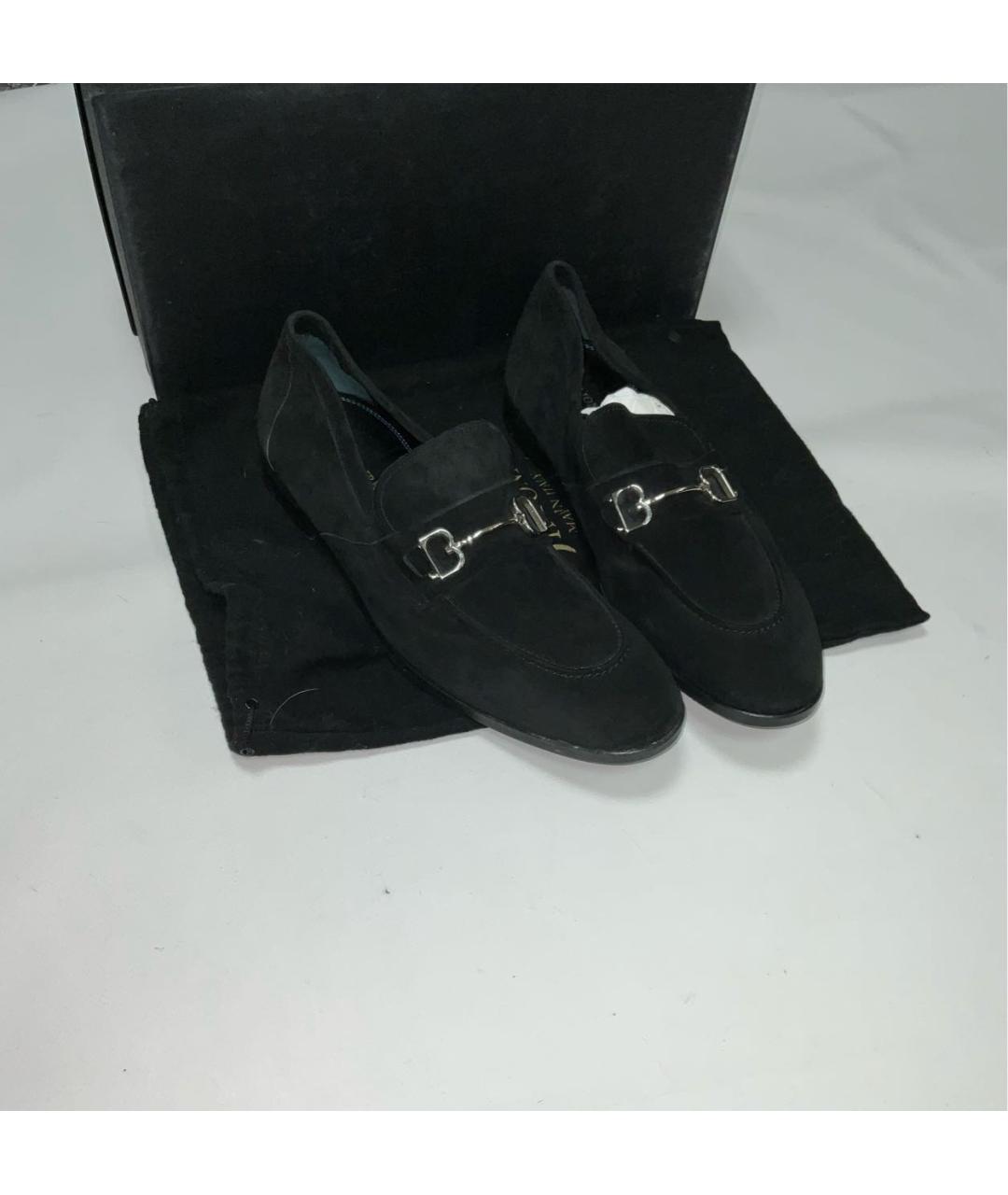 BILLIONAIRE Черные замшевые лоферы, фото 2