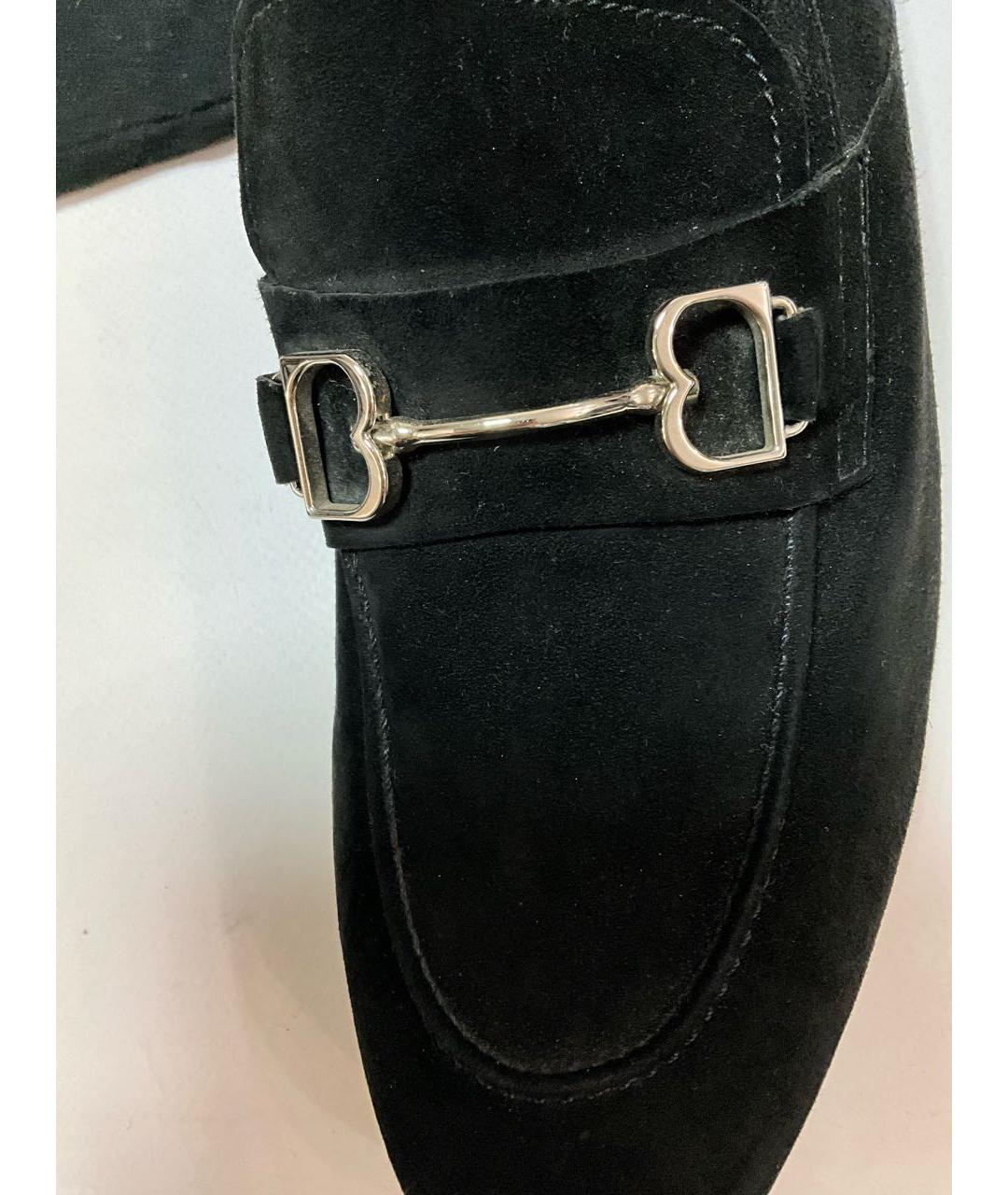 BILLIONAIRE Черные замшевые лоферы, фото 4