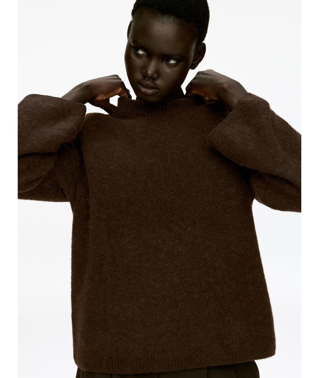 ARKET Коричневый шерстяной джемпер / свитер, фото 4