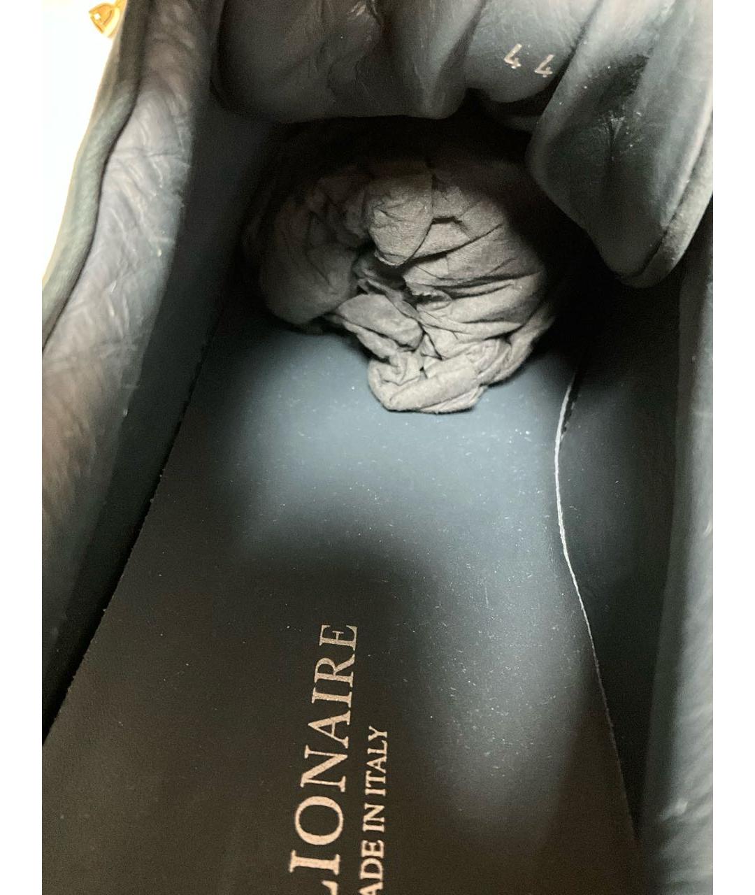 BILLIONAIRE Синие нубуковые низкие кроссовки / кеды, фото 7