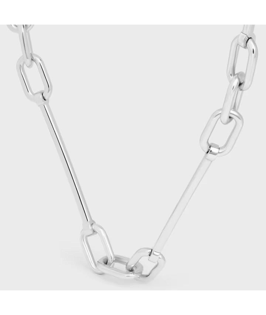 CELINE Серебряное латунное колье, фото 2