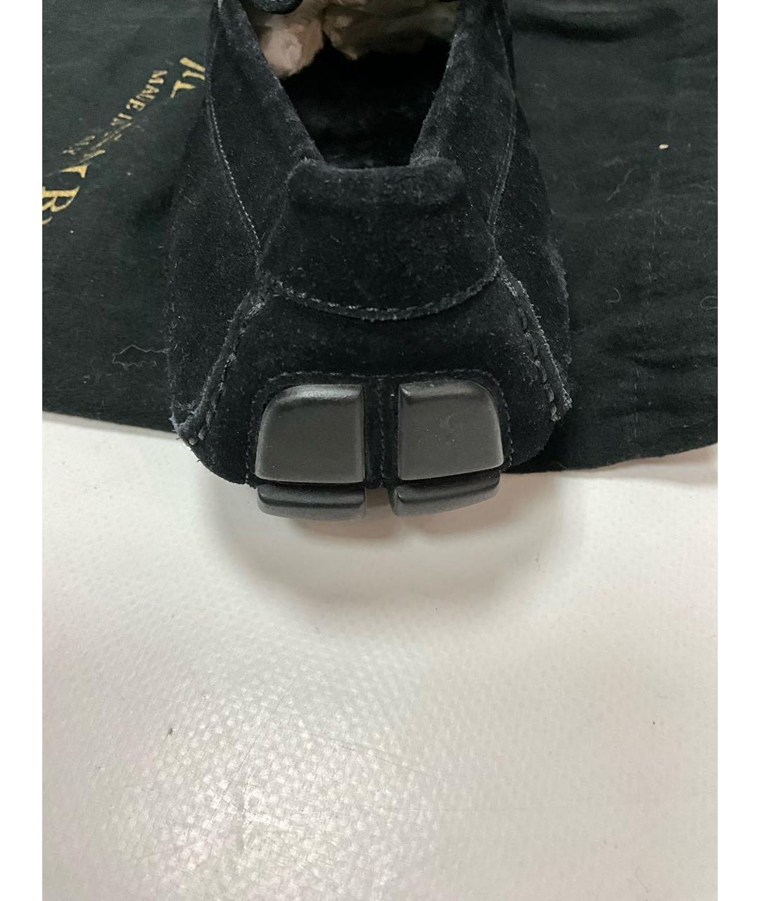 BILLIONAIRE Черные замшевые мокасины, фото 5