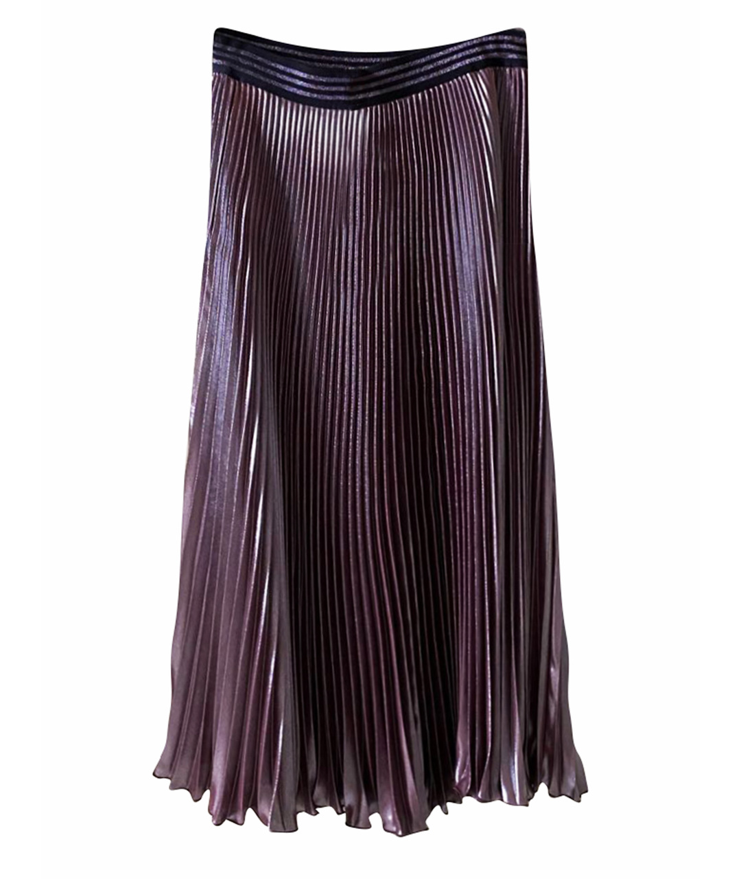 MAX&CO Бордовая полиэстеровая юбка миди, фото 1