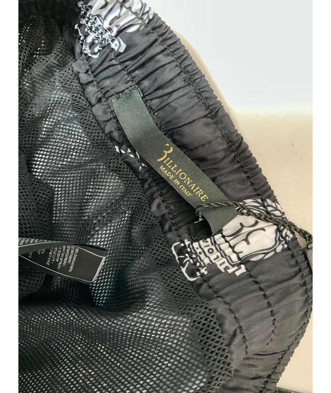 BILLIONAIRE Черные полиэстеровые шорты, фото 5