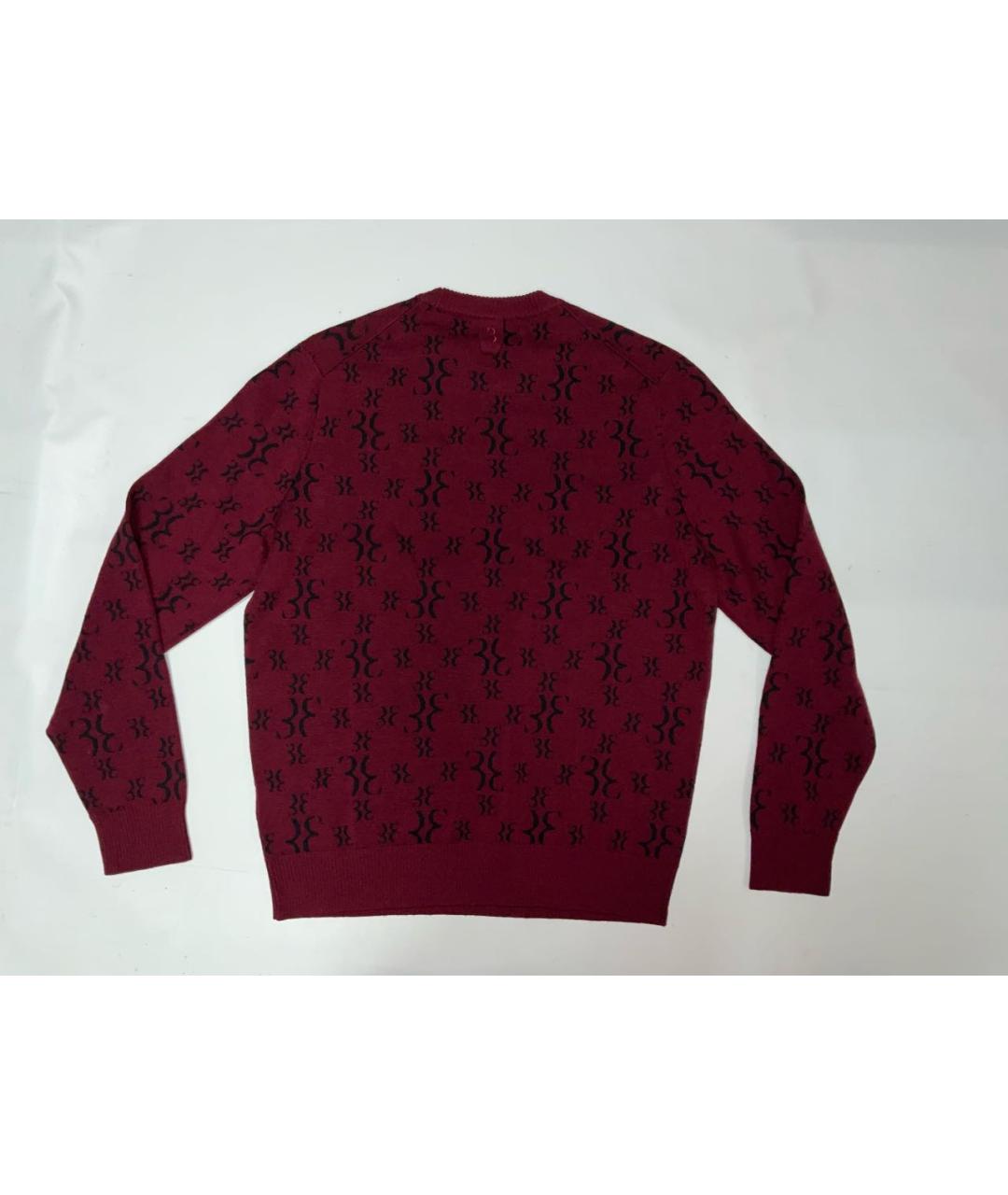 BILLIONAIRE Бордовый шерстяной джемпер / свитер, фото 2