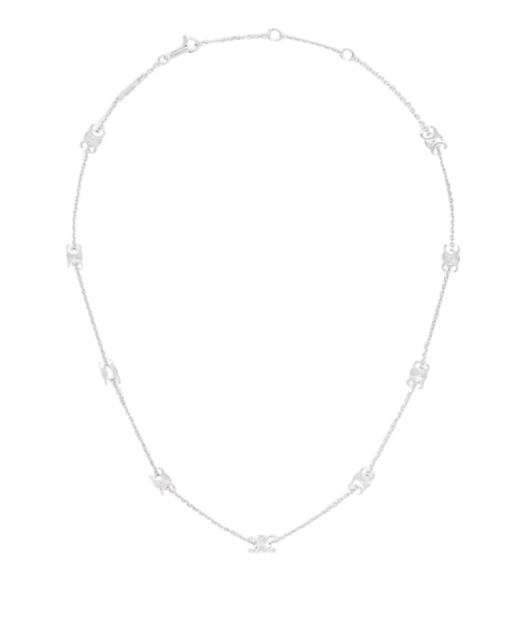 CELINE Серебряное латунное колье, фото 1