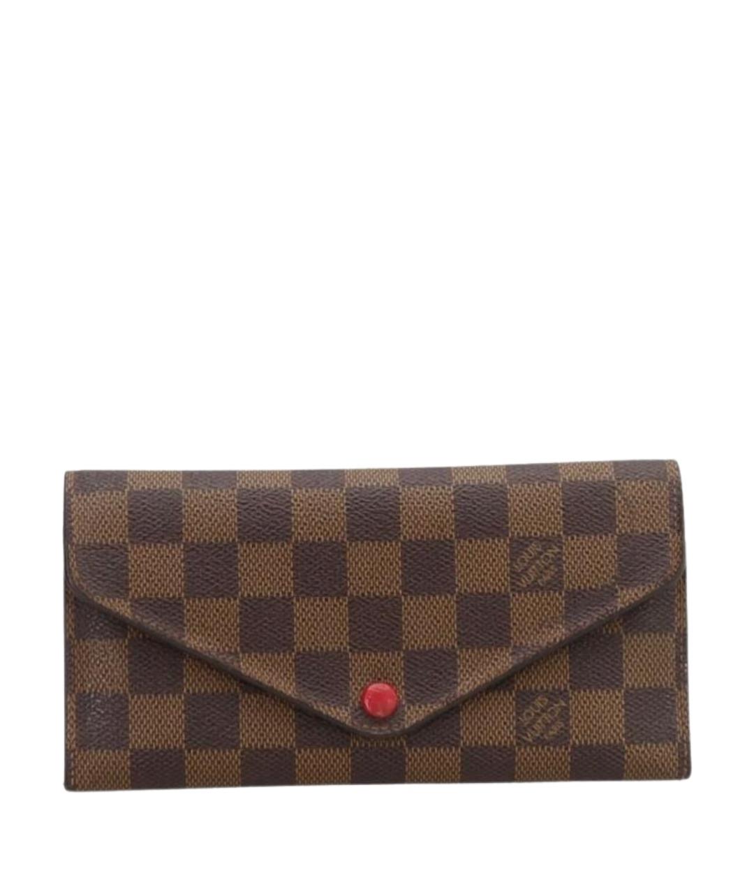 LOUIS VUITTON Коричневый кошелек, фото 1