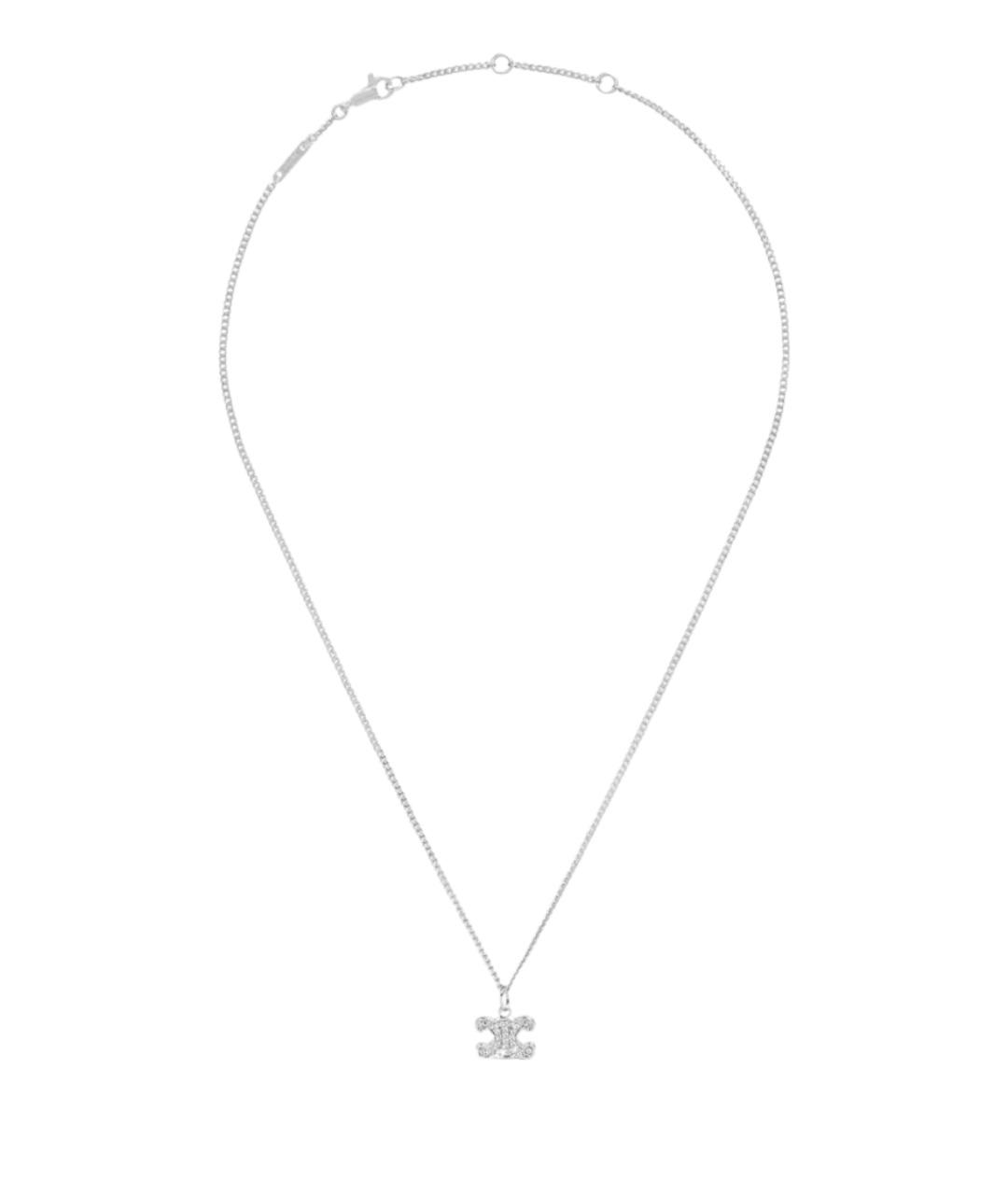 CELINE Серебряное латунное колье, фото 1