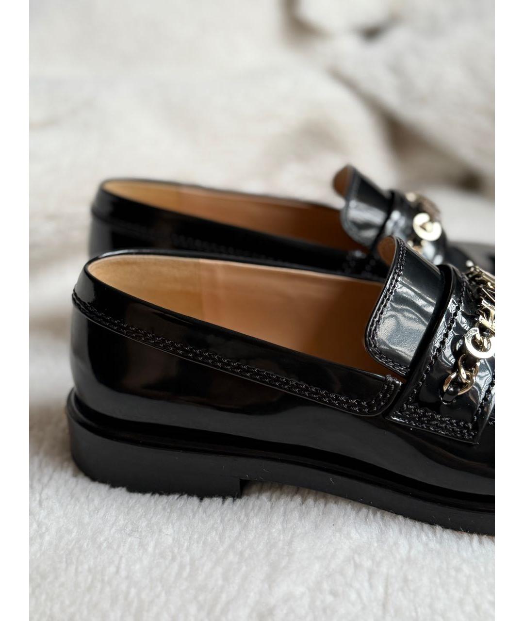 CHANEL Черные кожаные лоферы, фото 5