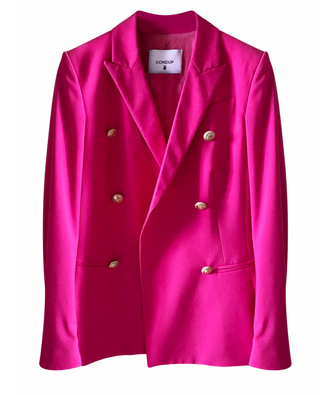 DONDUP Розовый шерстяной жакет/пиджак, фото 1
