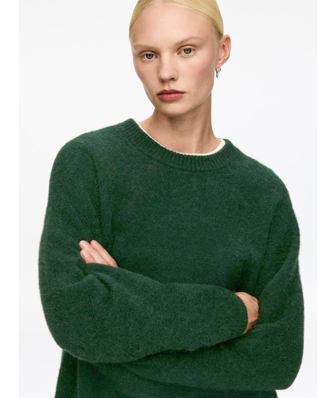 ARKET Зеленый шерстяной джемпер / свитер, фото 3
