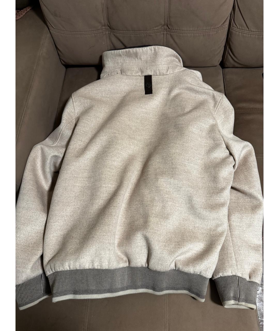 LORO PIANA Бежевая меховая куртка, фото 2