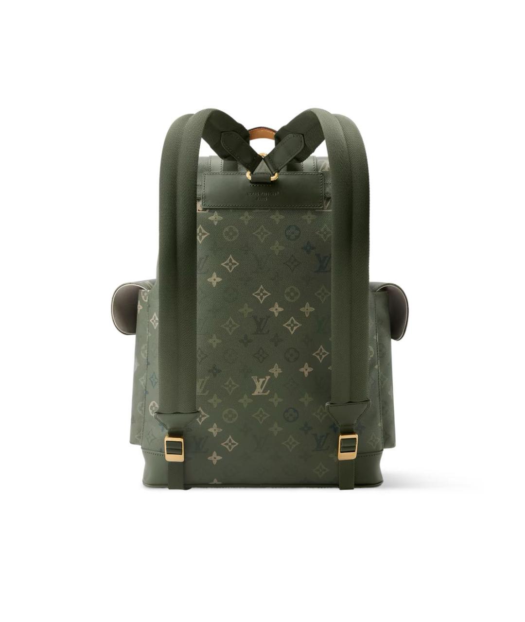 LOUIS VUITTON Зеленый рюкзак, фото 4