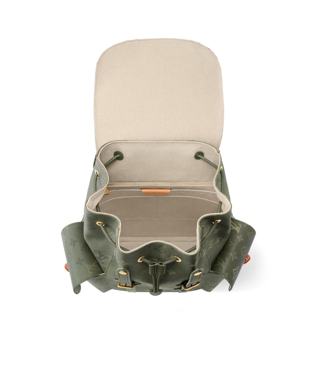 LOUIS VUITTON Зеленый рюкзак, фото 3