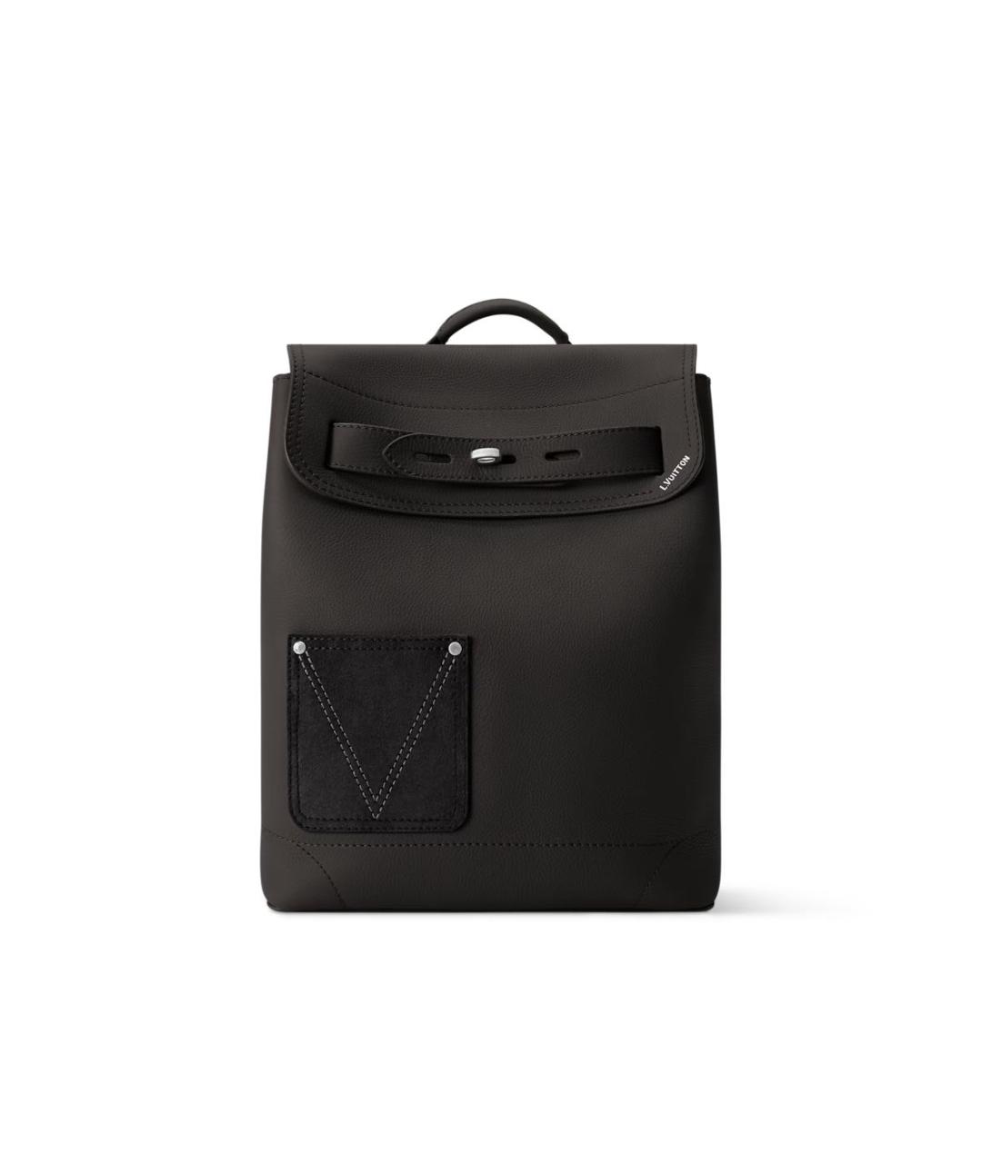 LOUIS VUITTON Черный рюкзак, фото 4