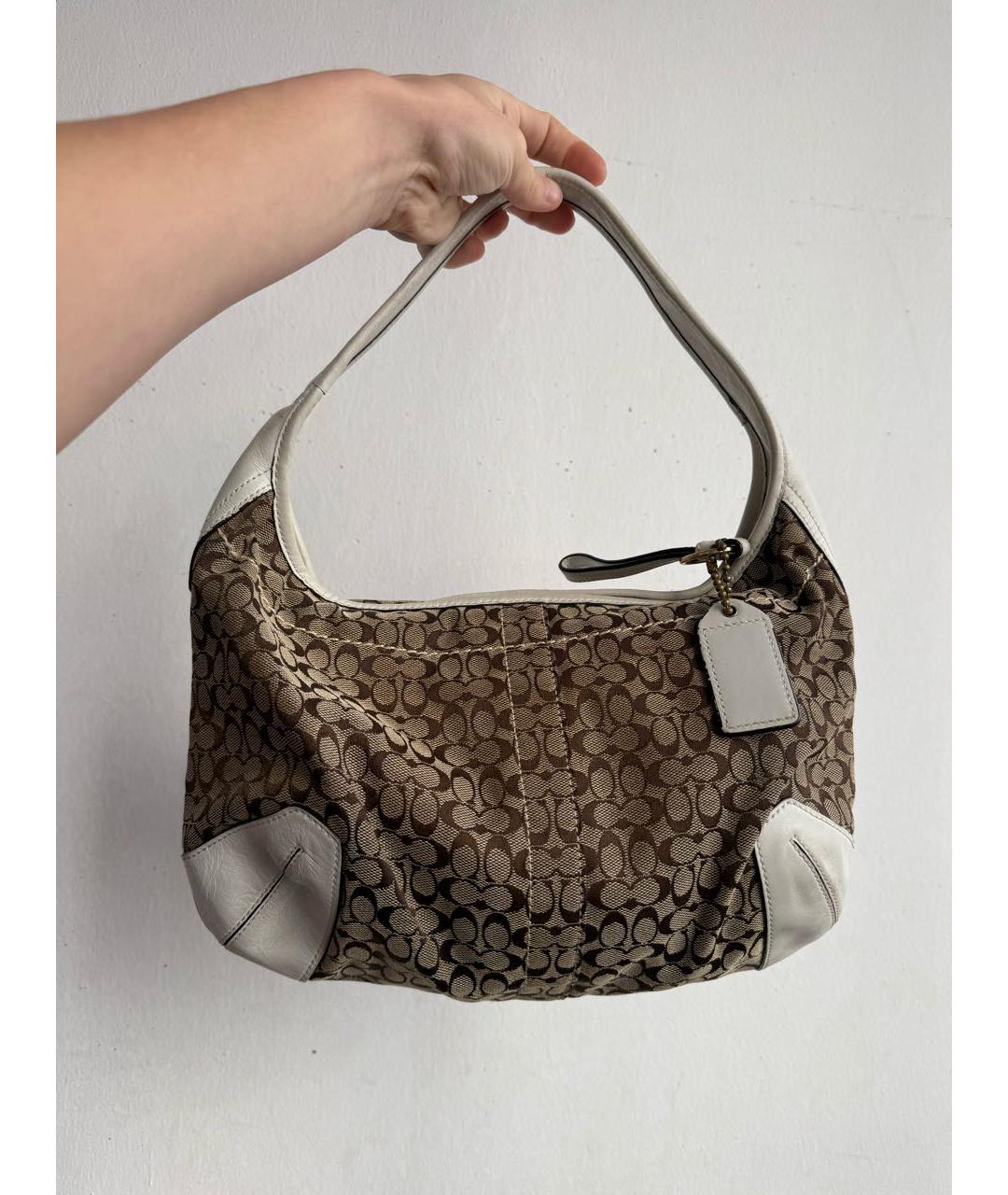 COACH Мульти кожаная сумка с короткими ручками, фото 3