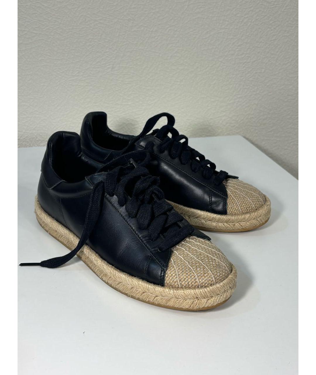 ALEXANDER WANG Черные кожаные кеды, фото 7