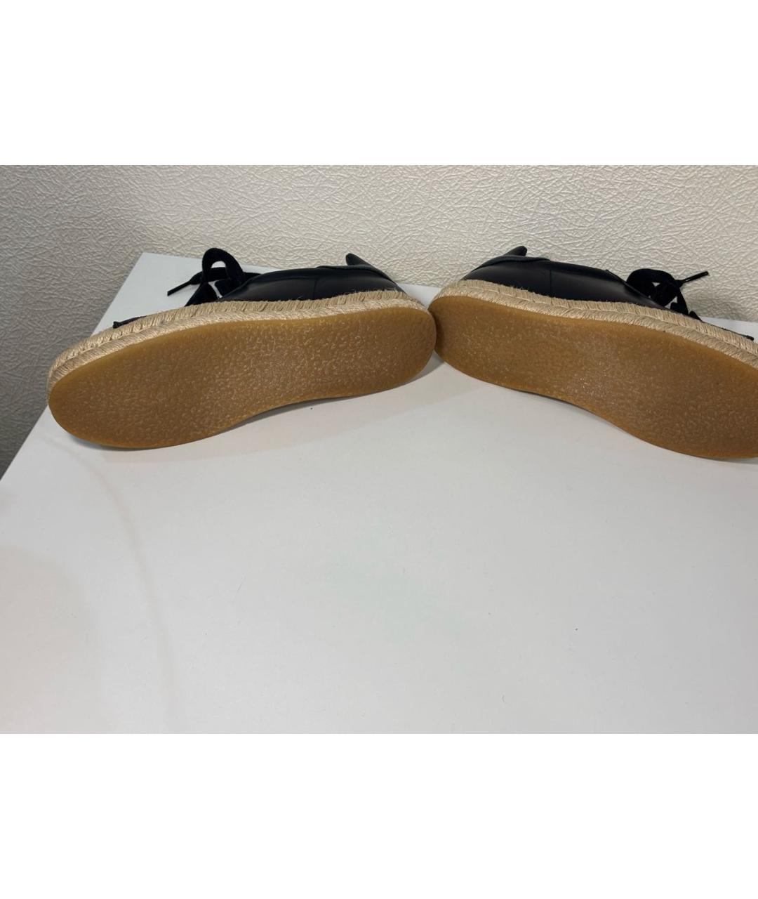 ALEXANDER WANG Черные кожаные кеды, фото 5