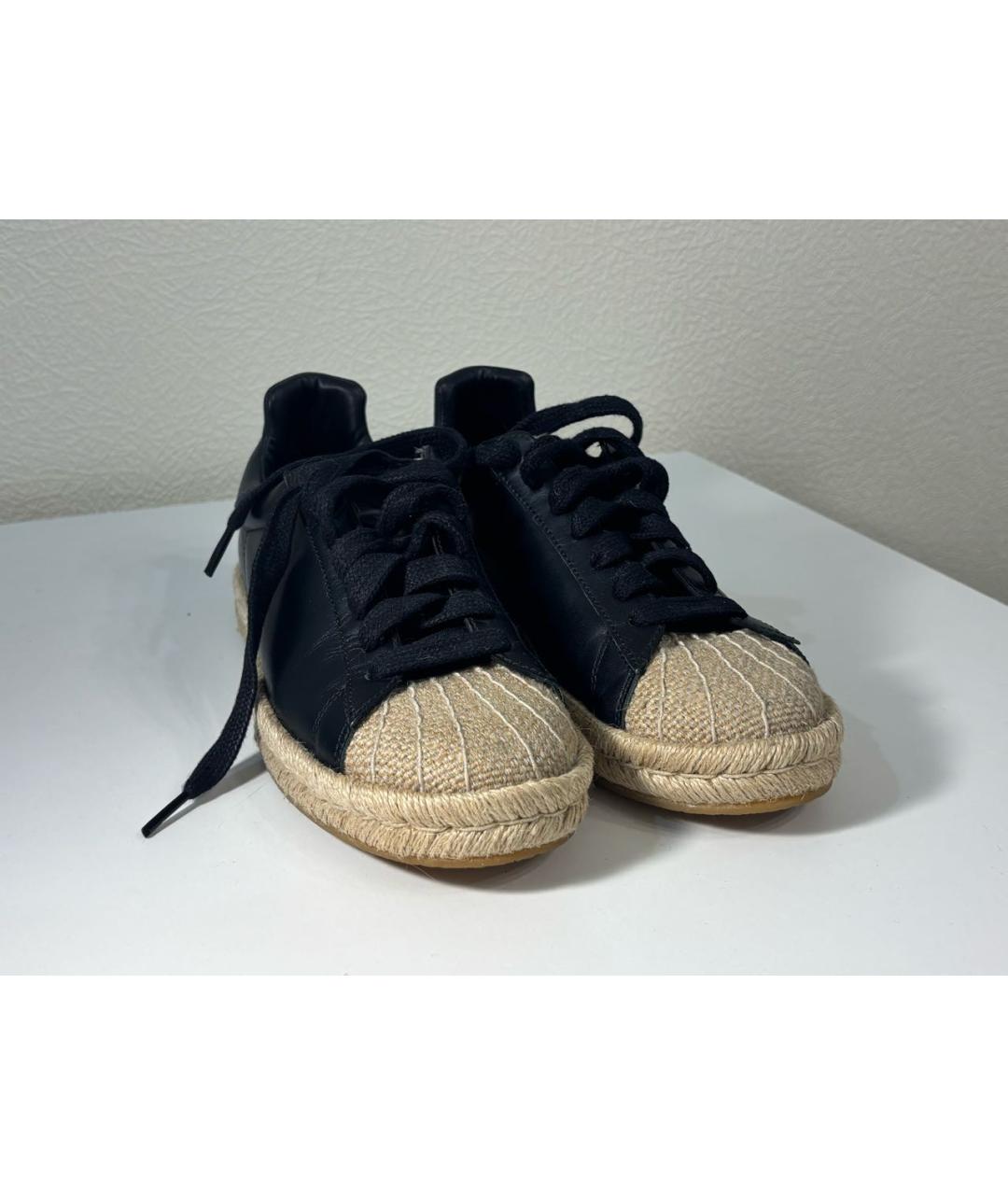 ALEXANDER WANG Черные кожаные кеды, фото 2