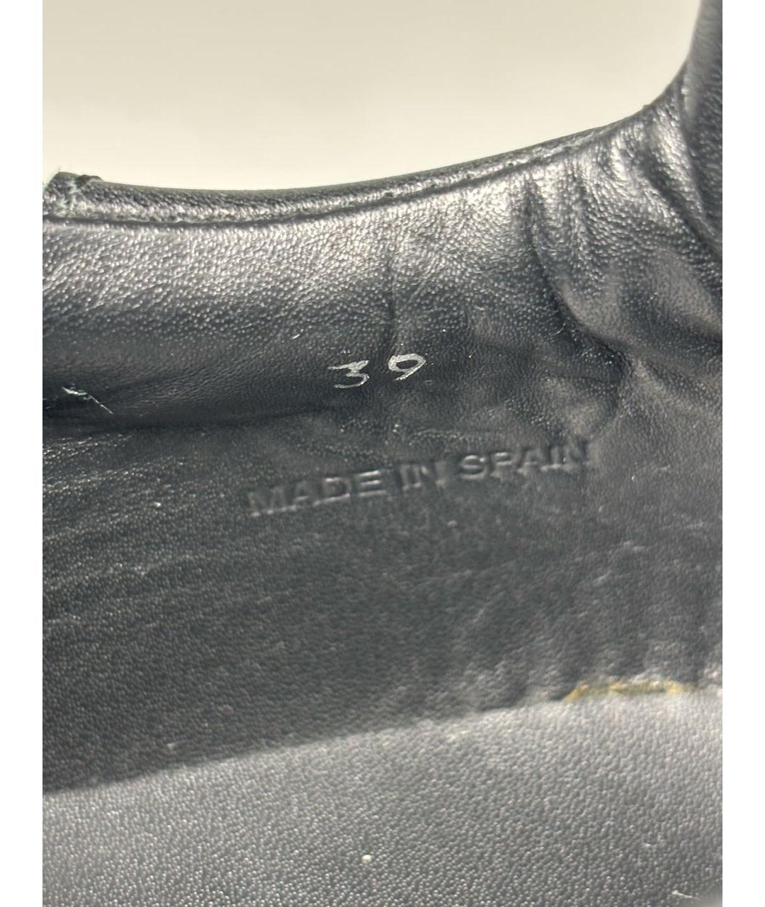 ALEXANDER WANG Черные кожаные кеды, фото 6