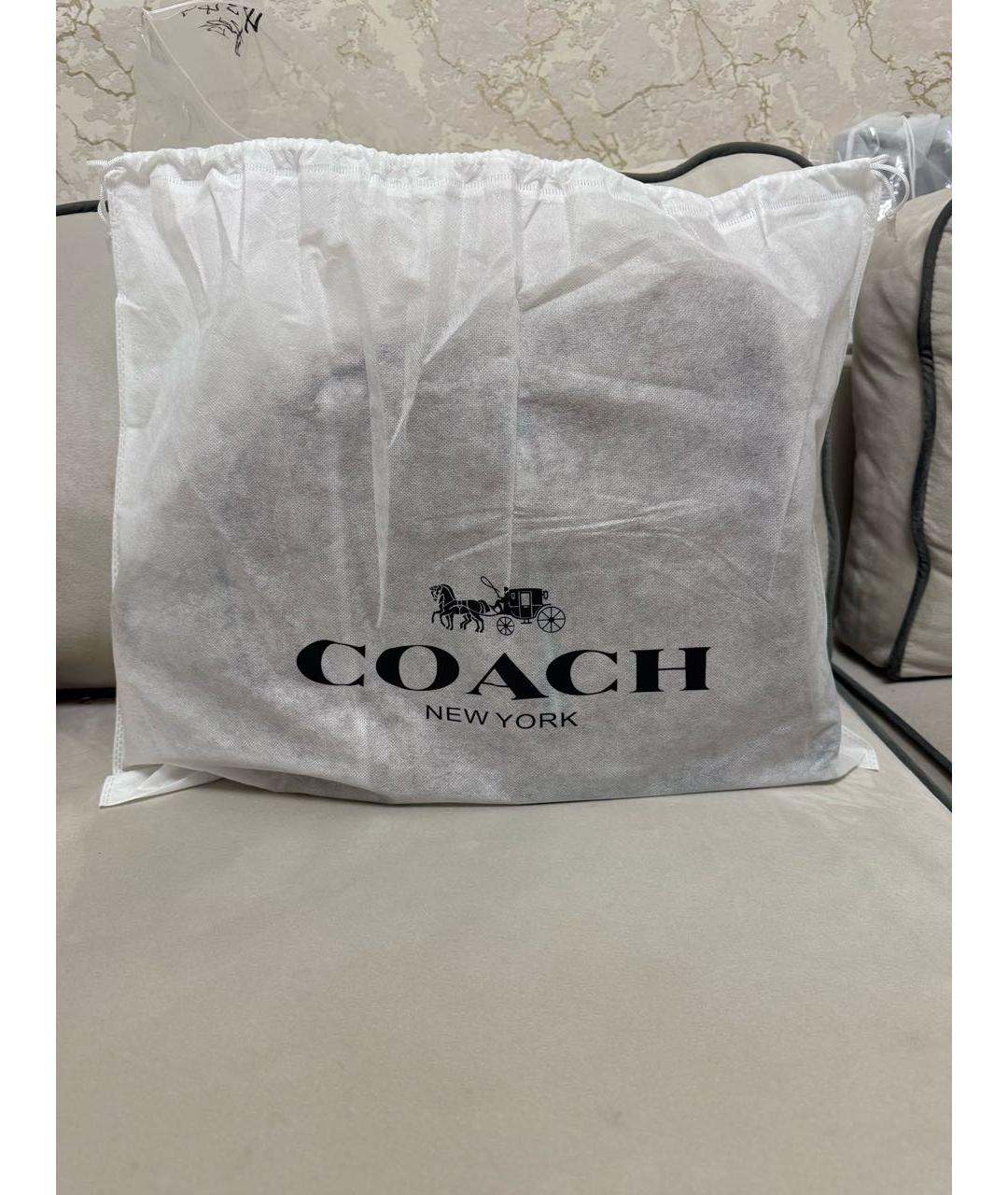 COACH Коричневый кожаный рюкзак, фото 2