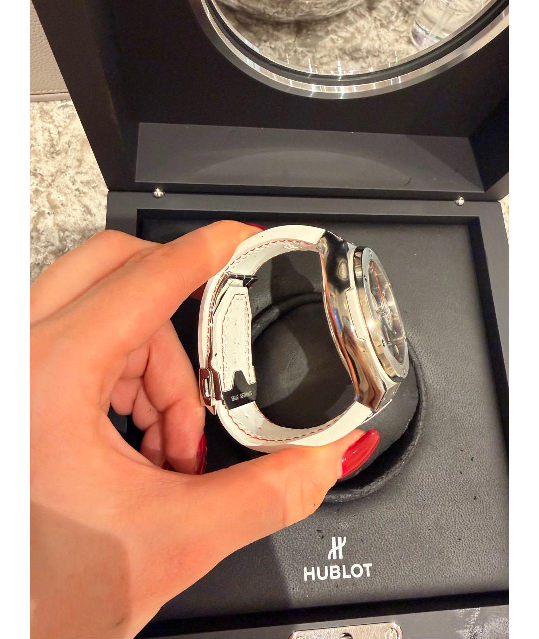 HUBLOT Синие металлические часы, фото 3