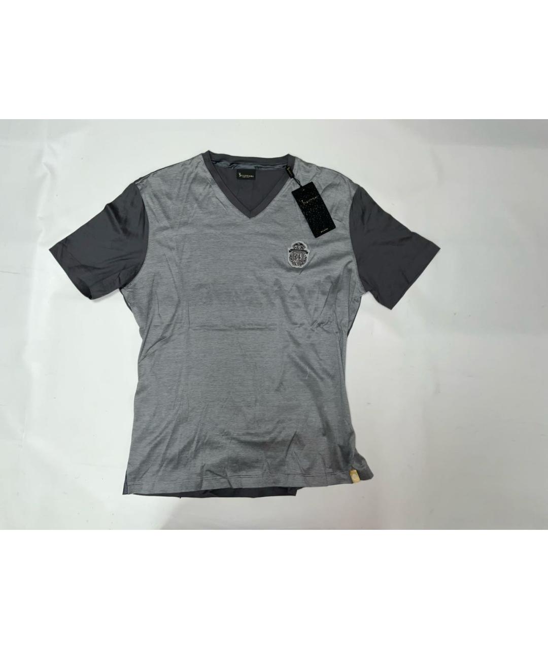 BILLIONAIRE Серая хлопковая футболка, фото 9