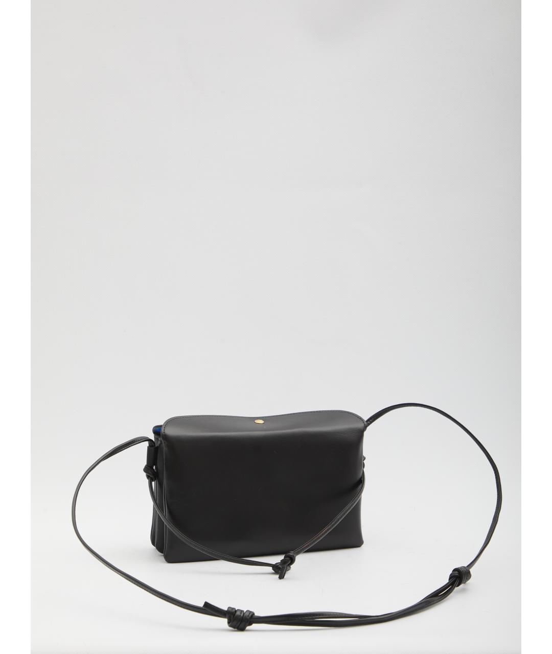 CELINE Черная кожаная сумка через плечо, фото 3